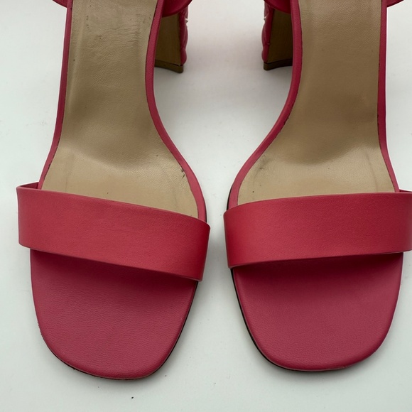 VALENTINO FREE ROCKSTUD SANDALS CHUNKY HEEL PINK SIZE 40.5 - Picture 2 of 7